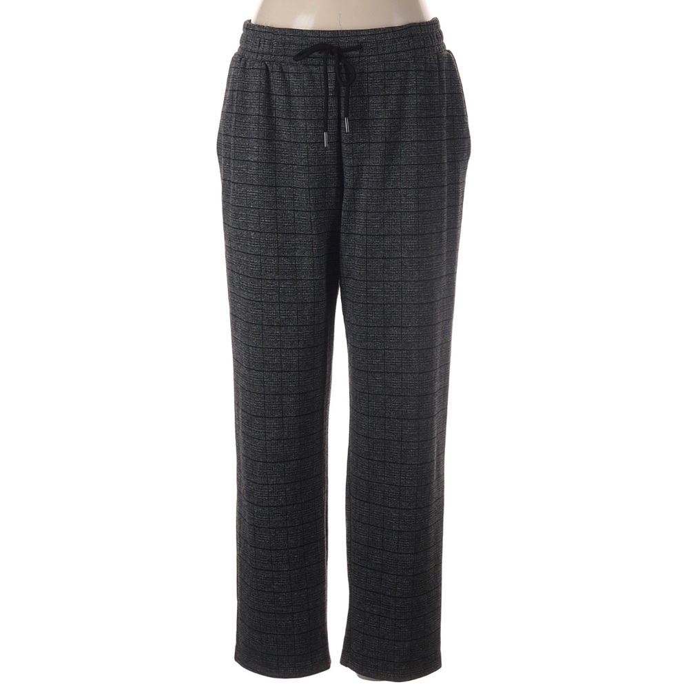 Women’s Plaid High-Rise Tapered Ankle Knit Pull-On Pants — A New Day (01)